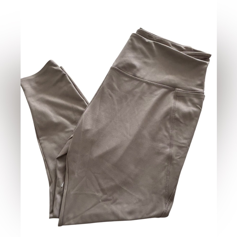 Danskin Women’s XXL Leggings Taupe High Rise Athletic Yoga Pants